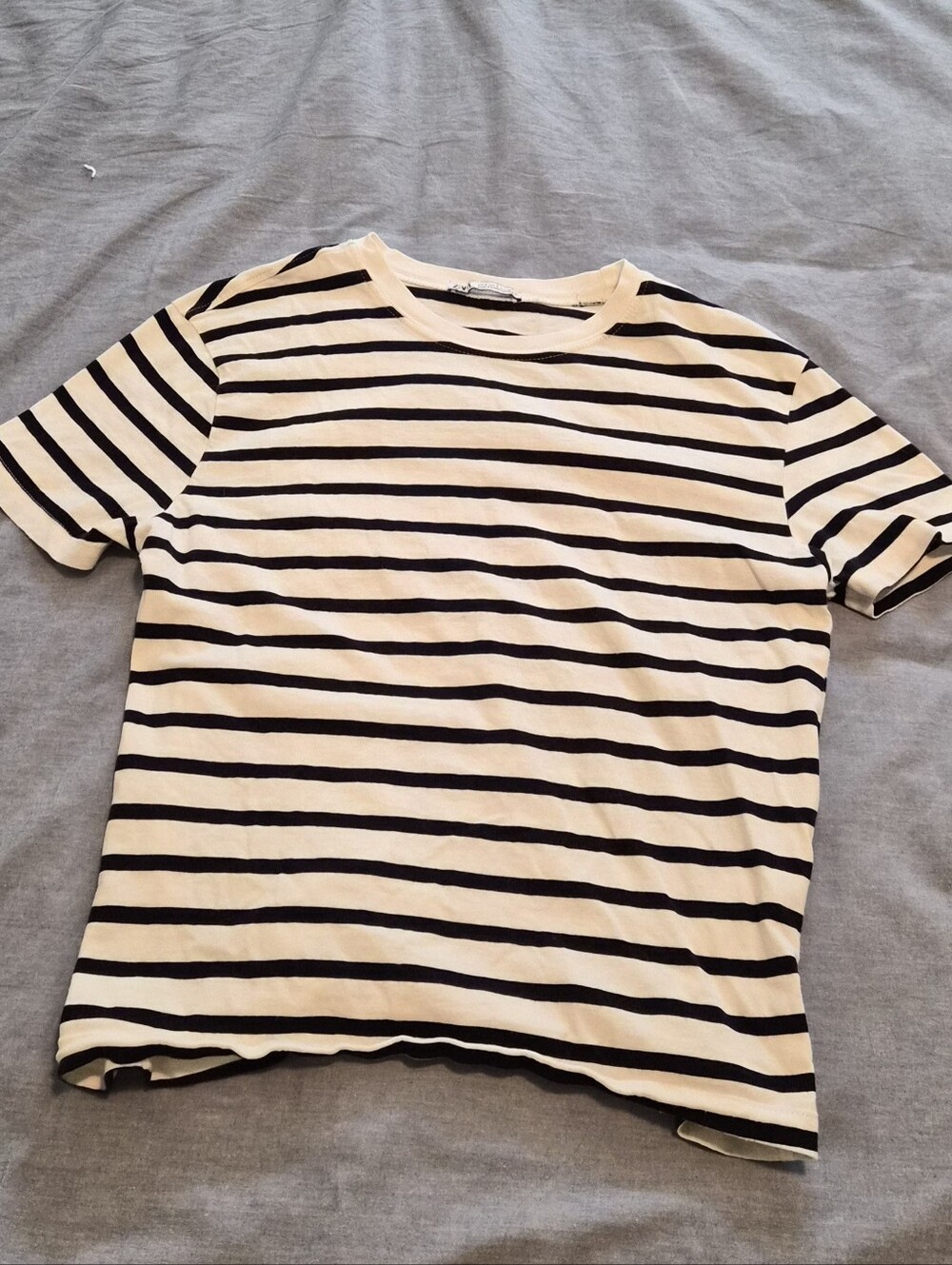 Zara Striped Short Sleeve Tee